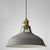 Kitchen Barn Metal Shade Pendant Lamp 1 Light Nordic Style Macaron Colored Hanging Lamp Grey Clearhalo 'Ceiling Lights' 'Pendant Lights' 'Pendants' Lighting' 2612137_152168bf-058a-4691-b70b-6cb8de3e8f75
