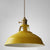 Kitchen Barn Metal Shade Pendant Lamp 1 Light Nordic Style Macaron Colored Hanging Lamp Yellow Clearhalo 'Ceiling Lights' 'Pendant Lights' 'Pendants' Lighting' 2612146_8912c2b5-8575-44d3-b77f-c4105cced2ed