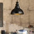 Dome Restaurant Ceiling Pendant Vintage Style Iron 1 Head Black/White Hanging Light with Vented Socket Black Clearhalo 'Art Deco Pendants' 'Black' 'Cast Iron' 'Ceiling Lights' 'Ceramic' 'Crystal' 'Industrial Pendants' 'Industrial' 'Metal' 'Middle Century Pendants' 'Pendant Lights' 'Pendants' 'Rustic Pendants' 'Tiffany' Lighting' 2612
