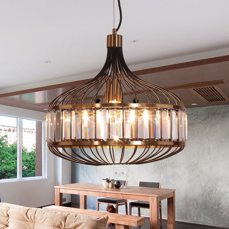 12"/13"/14.5" W Black Cage Ceiling Pendant Traditional 1 Bulb Iron Hanging Lamp for Living Room Clearhalo 'Art Deco Pendants' 'Cast Iron' 'Ceiling Lights' 'Ceramic' 'Crystal' 'Industrial Pendants' 'Industrial' 'Metal' 'Middle Century Pendants' 'Pendant Lights' 'Pendants' 'Tiffany' Lighting' 261508