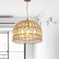 9"/14"/18" W Dome Crystal Ceiling Pendant Traditional 1 Bulb Brass Drop Lamp with Metallic Frame Clearhalo 'Ceiling Lights' 'Modern Pendants' 'Modern' 'Pendant Lights' 'Pendants' Lighting' 261520