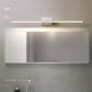 Nordic Vanity Lamp Modern Simplicity LED Wall Mounted Mirror Front for Bathroom Clearhalo 'Vanity Lights' 'Wall Lights' Lighting' 2616870