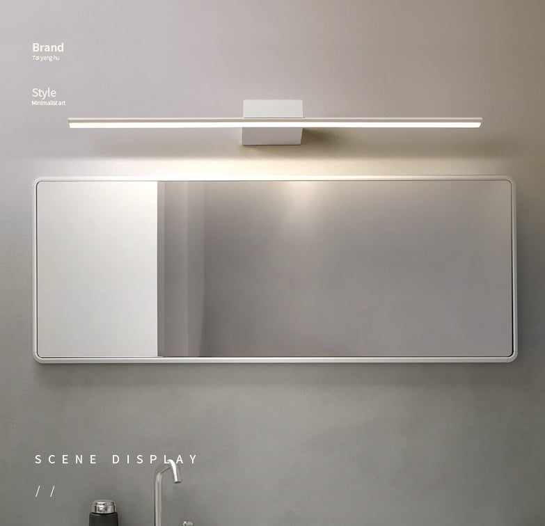 Nordic Vanity Lamp Modern Simplicity LED Wall Mounted Mirror Front for Bathroom Clearhalo 'Vanity Lights' 'Wall Lights' Lighting' 2616870
