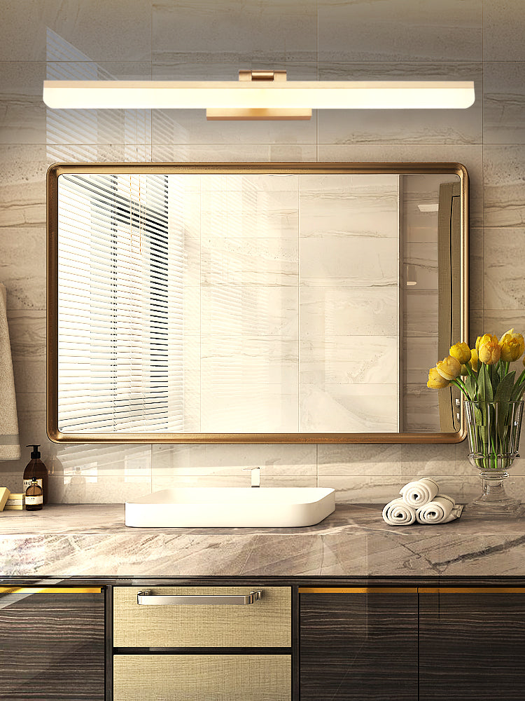 Bathroom LED Mirror Cabinet Lamp Modern Bath Light in 3 Color Finish Clearhalo 'Vanity Lights' 'Wall Lights' Lighting' 2616879