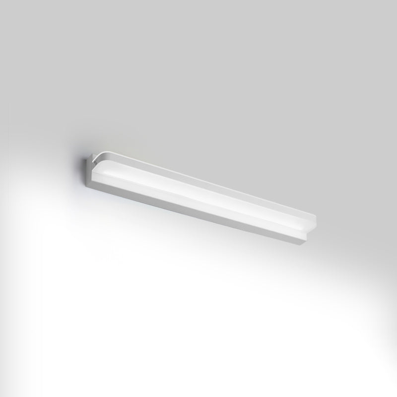 Linear Vanity Lighting Ideas Modern Style Wall Lamp in Multiple Sightless for Bathroom White 20.5" White Clearhalo 'Vanity Lights' 'Wall Lights' Lighting' 2616905