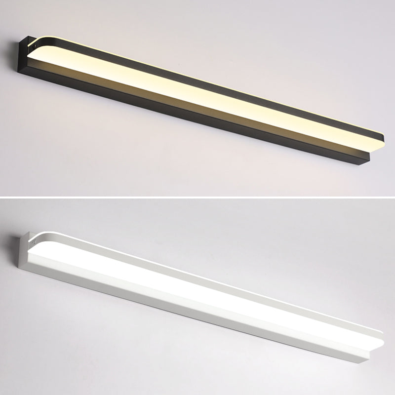 Linear Vanity Lighting Ideas Modern Style Wall Lamp in Multiple Sightless for Bathroom Clearhalo 'Vanity Lights' 'Wall Lights' Lighting' 2616909