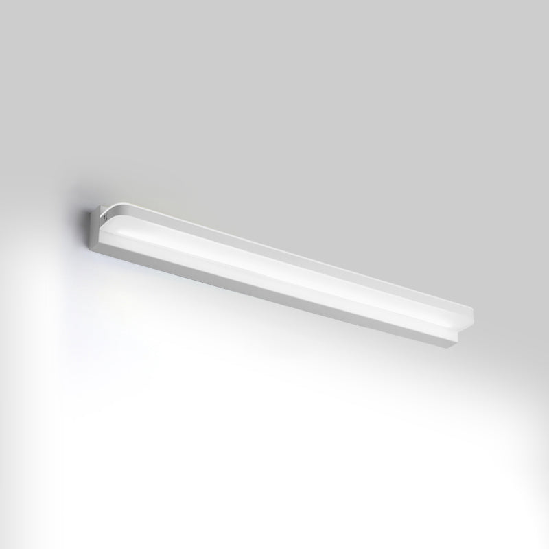 Linear Vanity Lighting Ideas Modern Style Wall Lamp in Multiple Sightless for Bathroom White 24.5" White Clearhalo 'Vanity Lights' 'Wall Lights' Lighting' 2616910