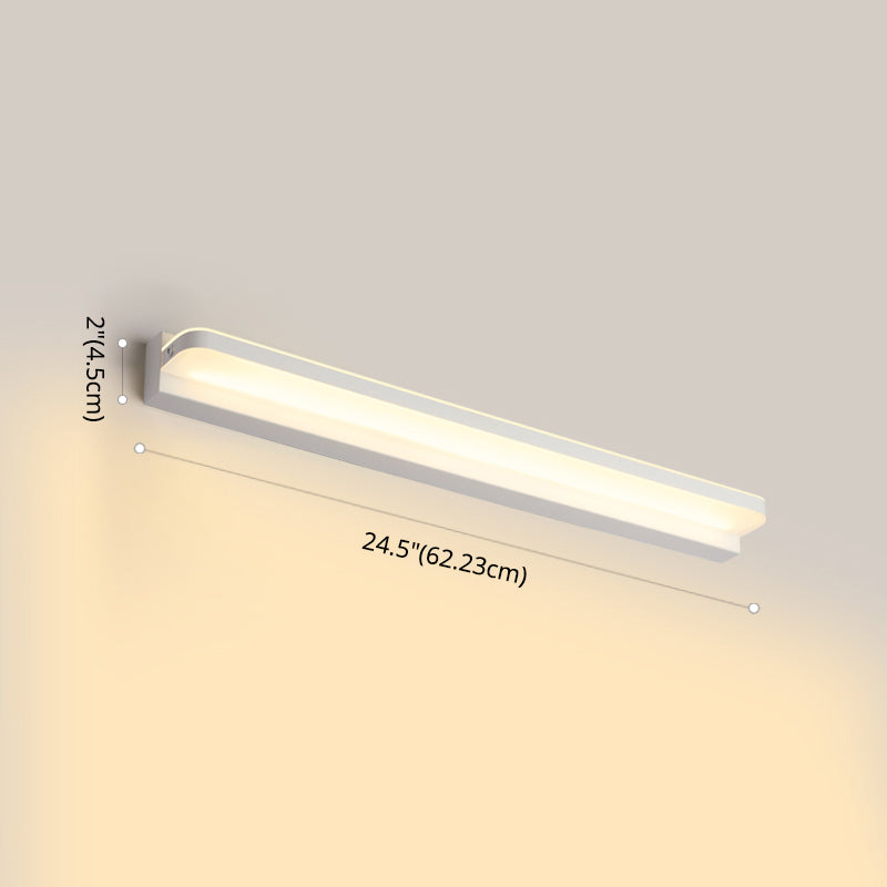 Linear Vanity Lighting Ideas Modern Style Wall Lamp in Multiple Sightless for Bathroom Clearhalo 'Vanity Lights' 'Wall Lights' Lighting' 2616911