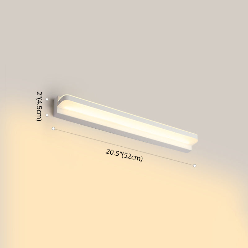 Linear Vanity Lighting Ideas Modern Style Wall Lamp in Multiple Sightless for Bathroom Clearhalo 'Vanity Lights' 'Wall Lights' Lighting' 2616913