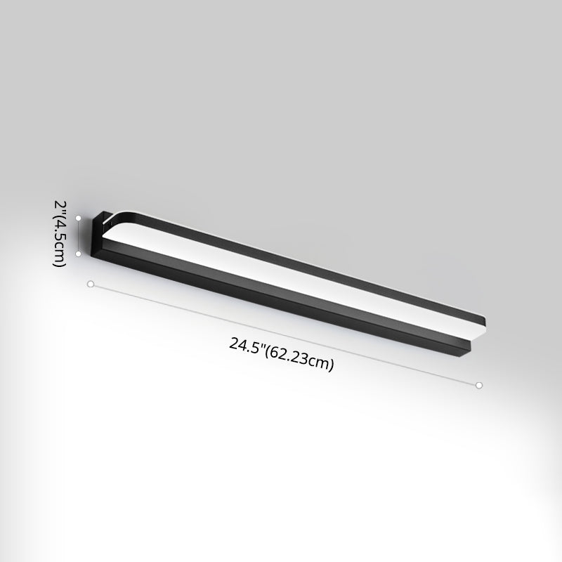 Linear Vanity Lighting Ideas Modern Style Wall Lamp in Multiple Sightless for Bathroom Clearhalo 'Vanity Lights' 'Wall Lights' Lighting' 2616918