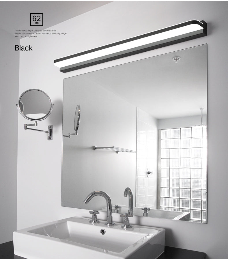 Linear Vanity Lighting Ideas Modern Style Wall Lamp in Multiple Sightless for Bathroom Clearhalo 'Vanity Lights' 'Wall Lights' Lighting' 2616922