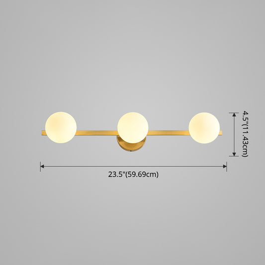 Personalized Vanity Wall Lights Modern LED Metal Vanity Lights for Bathroom Clearhalo 'Vanity Lights' 'Wall Lights' Lighting' 2617034