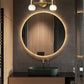 Nordic Luxury Metal Vanity Mirror Lights Down Lighting Bath Vanity Lighting in Glass Shade Clearhalo 'Vanity Lights' 'Wall Lights' Lighting' 2617057