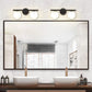 Frosted Glass Ball Vanity Lamps Bathroom Contemporary Style Metal Vanity Sconce Clearhalo 'Vanity Lights' 'Wall Lights' Lighting' 2617062