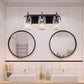 Canning Jar Shape Vanity Wall Light Fixtures 3 Heads Metal Bathroom Vanity Sconces Clearhalo 'Vanity Lights' 'Wall Lights' Lighting' 2617178