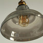 1 Light Hanging Light Fixtures Retro Industrial Style Glass Hanging Pendant Lights for Bar Clearhalo 'Ceiling Lights' 'Pendant Lights' 'Pendants' Lighting' 2618335