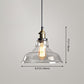 1 Light Hanging Light Fixtures Retro Industrial Style Glass Hanging Pendant Lights for Bar Clearhalo 'Ceiling Lights' 'Pendant Lights' 'Pendants' Lighting' 2618342