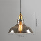 1 Light Hanging Light Fixtures Retro Industrial Style Glass Hanging Pendant Lights for Bar Clearhalo 'Ceiling Lights' 'Pendant Lights' 'Pendants' Lighting' 2618345