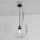1 Light Ceiling Light Retro Industrial Style Glass Ceiling Fixture for Restaurant Clearhalo 'Ceiling Lights' 'Pendant Lights' 'Pendants' Lighting' 2618356