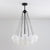 Frosted White Glass Bubbles Suspension Light Stylish Nordic Chandelier for Living Room 19 Black Clearhalo 'Ceiling Lights' 'Chandeliers' Lighting' 2618711