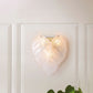 Leaf-Shaped Hallway Wall Sconce Light Frosted Glass 3 Bulbs Modern Style Wall Lighting Fixture in White Clearhalo 'Modern wall lights' 'Modern' 'Wall Lamps & Sconces' 'Wall Lights' Lighting' 261901