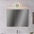 Linear Vanity Wall Light Fixtures Modern Minimalist Style Metal Single Vanity Light White Round Clearhalo 'Vanity Lights' 'Wall Lights' Lighting' 2627048