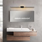 Linear Vanity Wall Light Fixtures Modern Minimalist Style Metal Single Vanity Light Clearhalo 'Vanity Lights' 'Wall Lights' Lighting' 2627061