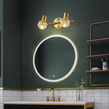 Circle Vanity Wall Light Fixtures Modern Luxury Style Copper Vanity Lights Clearhalo 'Vanity Lights' 'Wall Lights' Lighting' 2627373