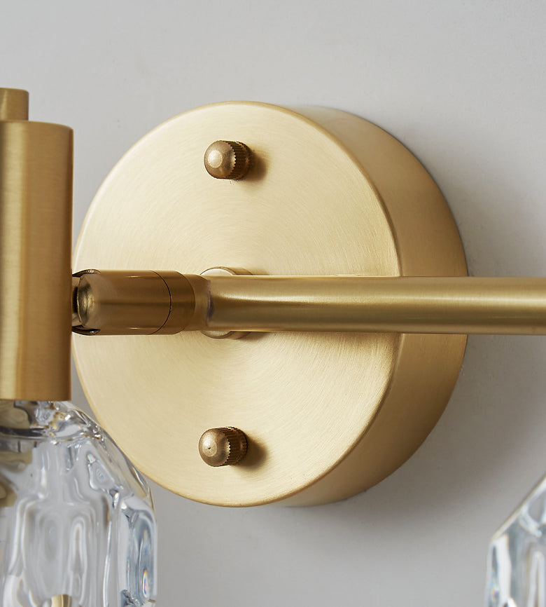 Circle Vanity Wall Light Fixtures Modern Luxury Style Copper Vanity Lights Clearhalo 'Vanity Lights' 'Wall Lights' Lighting' 2627379