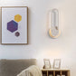 Regular Modern Sconce Light Fixture LED Metal Bedside Wall Lamps with Rotatable Head White Oval Clearhalo 'Wall Lamps & Sconces' 'Wall Lights' Lighting' 2627554