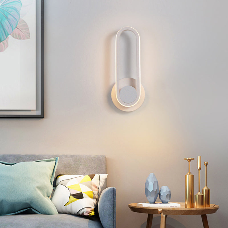 Regular Modern Sconce Light Fixture LED Metal Bedside Wall Lamps with Rotatable Head Clearhalo 'Wall Lamps & Sconces' 'Wall Lights' Lighting' 2627558
