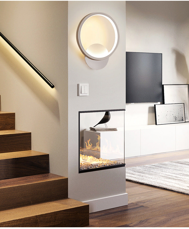 Ambient Lighting LED Wall Mount Lamp Nordic Line Wall Mount Lighting for Corridor Bedroom Clearhalo 'Wall Lamps & Sconces' 'Wall Lights' Lighting' 2627594