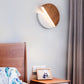 Nordic Rotatable Wall Lamp LED Acrylic Indoor Wall Light Fixtures in Round Disc Shape Clearhalo 'Wall Lamps & Sconces' 'Wall Lights' Lighting' 2627609