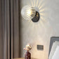 Modern Simplicity Wall Sconce 1 Light Metal Wall Lamp with Glass Ball Shade Clearhalo 'Wall Lamps & Sconces' 'Wall Lights' Lighting' 2627684