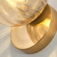 Modern Simplicity Wall Sconce 1 Light Metal Wall Lamp with Glass Ball Shade Clearhalo 'Wall Lamps & Sconces' 'Wall Lights' Lighting' 2627697