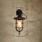 Industrial Style Wall Sconce 1 Light Down Lighting Sconce Lighting in Metal Cage Clearhalo 'Wall Lamps & Sconces' 'Wall Lights' Lighting' 2627703