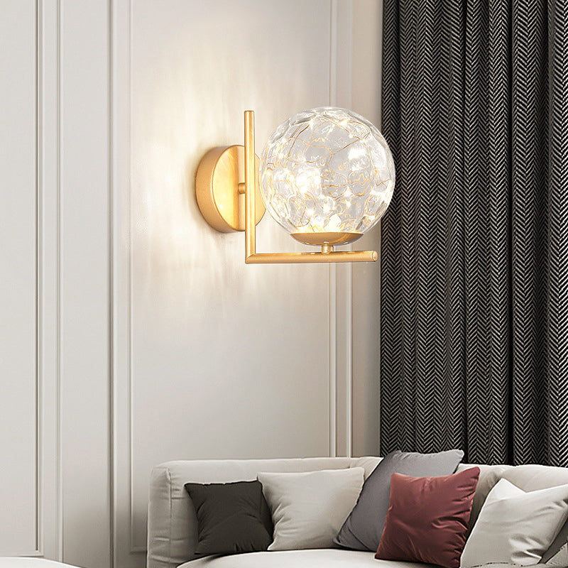 1 Head Ambient Lighting Wall Light Sconce Creative Star Light Wall Lamp for Bedroom Clearhalo 'Wall Lamps & Sconces' 'Wall Lights' Lighting' 2627707
