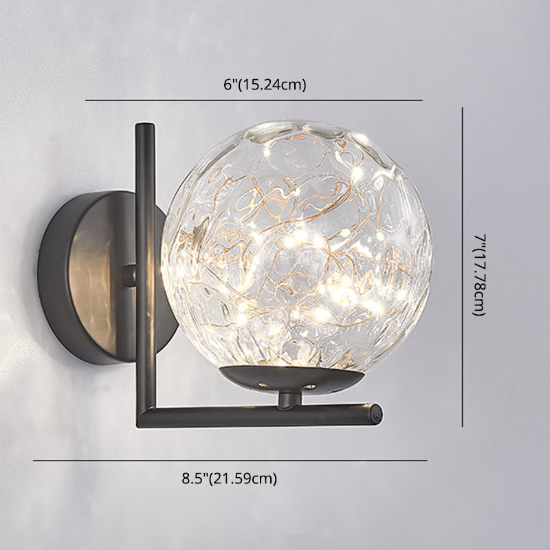 1 Head Ambient Lighting Wall Light Sconce Creative Star Light Wall Lamp for Bedroom Clearhalo 'Wall Lamps & Sconces' 'Wall Lights' Lighting' 2627712