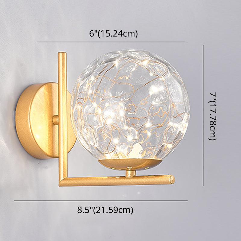 1 Head Ambient Lighting Wall Light Sconce Creative Star Light Wall Lamp for Bedroom Clearhalo 'Wall Lamps & Sconces' 'Wall Lights' Lighting' 2627715