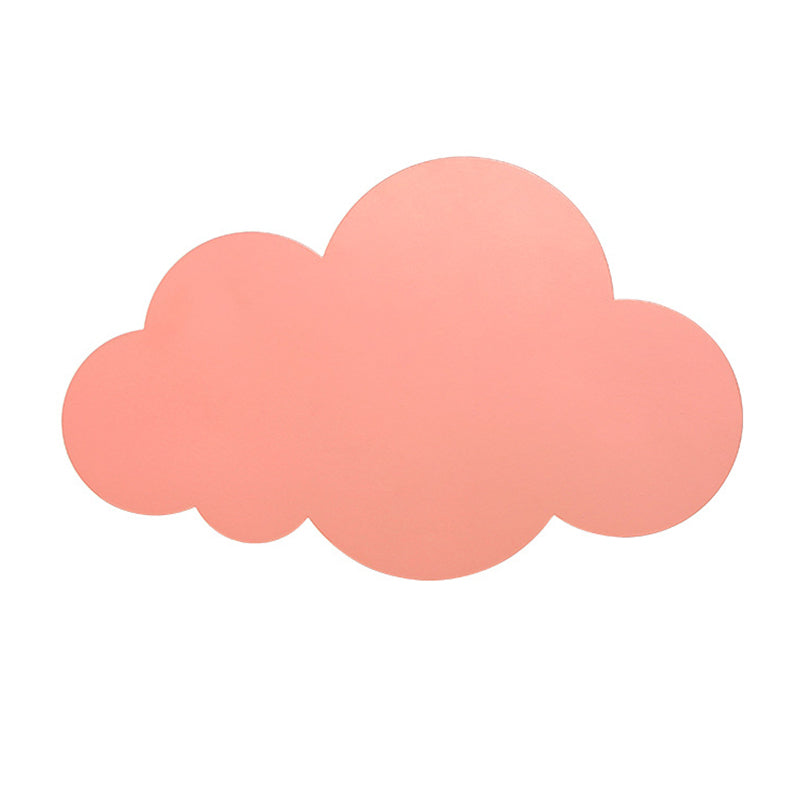 Cloud Shape Macaroon Wall Light Sconce Colorful Acrylic Shade Wall Lamp for Bedroom Clearhalo 'Wall Lamps & Sconces' 'Wall Lights' Lighting' 2627819