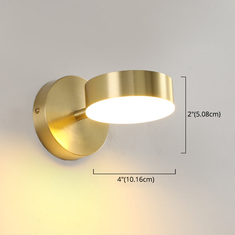 LED Postmodern Style Sconce Light 1 Head Down Lighting Wall Mounted Lamp for Bedroom Clearhalo 'Wall Lamps & Sconces' 'Wall Lights' Lighting' 2627853