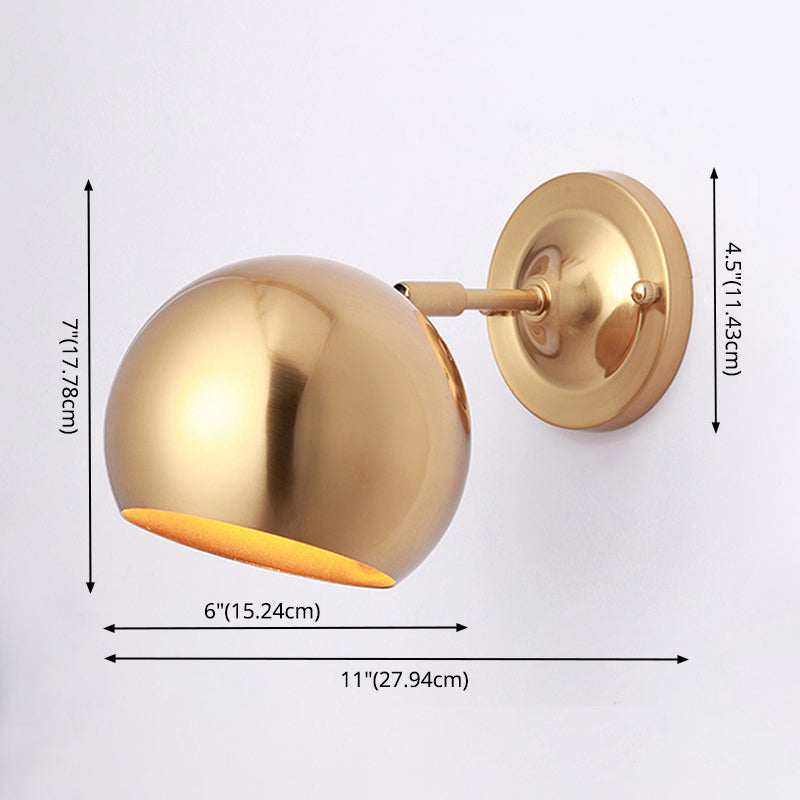 Postmodern Personality Wall Mounted Light Fixture 1 Head Metal Wall Light Sconces for Bedroom Clearhalo 'Wall Lamps & Sconces' 'Wall Lights' Lighting' 2627873