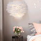 Nordic Simple Feather Sconce Light 1 light Romantic Wall Lamp for Bedroom Clearhalo 'Wall Lamps & Sconces' 'Wall Lights' Lighting' 2627956