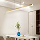 Rectangular Diner LED Suspension Lamp Metal Minimalist Linear Island Light Fixture Clearhalo 'Ceiling Lights' 'Island Lights' 'Lighting' 2628091