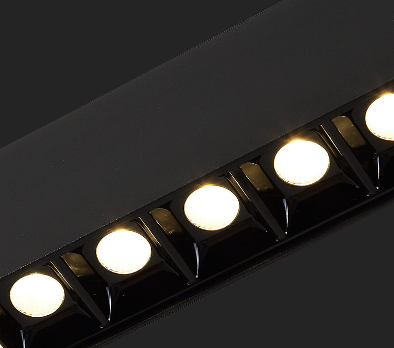Matte Black Rectangular Island Lighting Simplicity Metal LED Hanging Light for Dining Room Clearhalo 'Ceiling Lights' 'Island Lights' 'Lighting' 2628103
