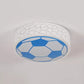 Metal Flat Soccer Ceiling Light Kids Bedroom Bathroom Sport Creative Flush Mount Light Clearhalo 'Ceiling Lights' 'Close To Ceiling Lights' 'Close to ceiling' 'Flush mount' Lighting' 26282