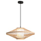 Flying Saucer Pendant Light Fixture Chinese Bamboo 1 Light Restaurant Suspension Pendant Clearhalo 'Ceiling Lights' 'Pendant Lights' 'Pendants' Lighting' 2628959