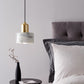 Single Light Marble Hanging Light with Gold Lamp Socket Design Modernism Style Mini Pendant Lamp for Bedroom Clearhalo 'Ceiling Lights' 'Pendant Lights' 'Pendants' Lighting' 2631253
