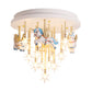 Resin Horse/Bird/Crane Ceiling Light Fixture Kids 13/16 Lights Blue/Pink Flush Mount Lighting with Clear Glass Shade Clearhalo 'Ceiling Lights' 'Close To Ceiling Lights' 'Close to ceiling' 'Flush mount' Lighting' 263567