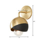 Chrome/Gold/Rose Gold Globe Open Bottom Wall Lamp Modernist Metal 1 Light Wall Mounted Lighting Clearhalo 'Wall Lamps & Sconces' 'Wall Lights' Lighting' 263938
